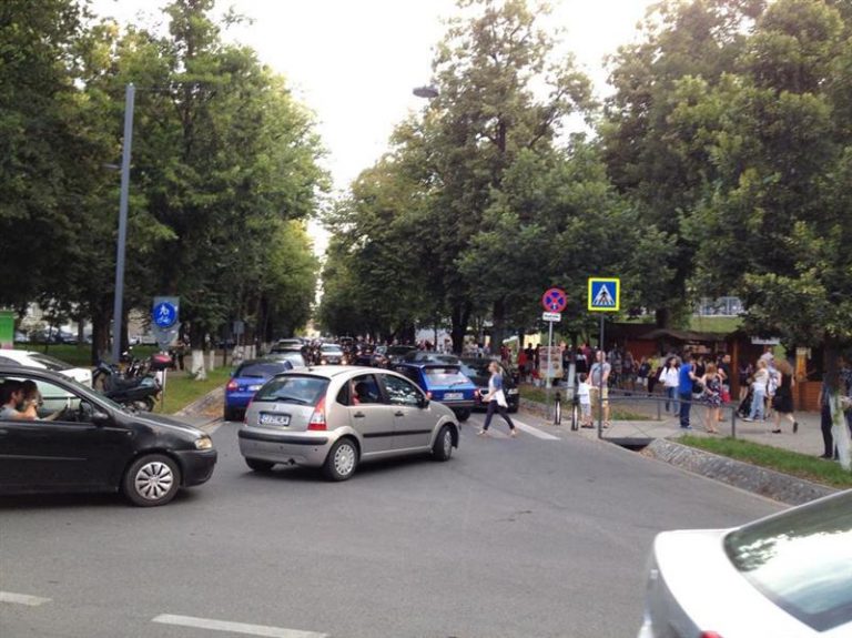 parcul central cluj trafic weekend