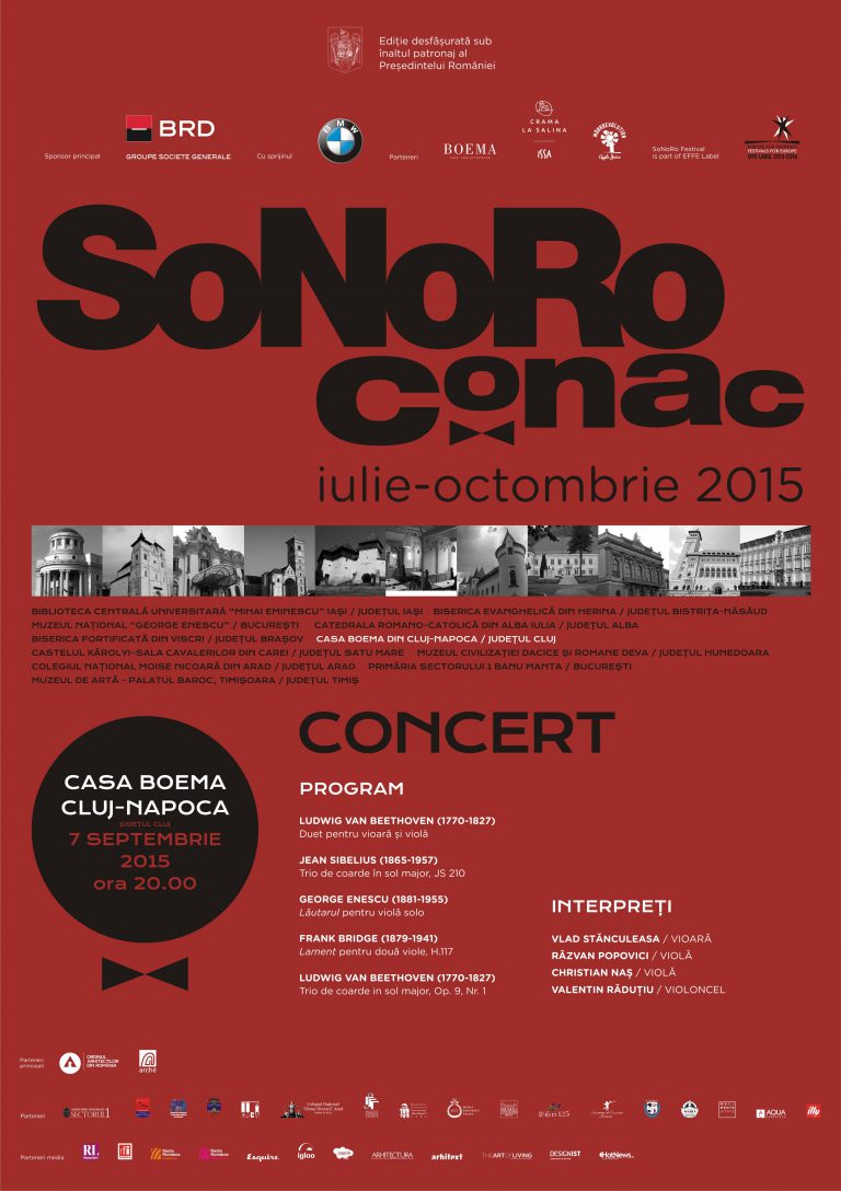 SoNoRo Conac 2015 Casa Boema Cluj Napoca