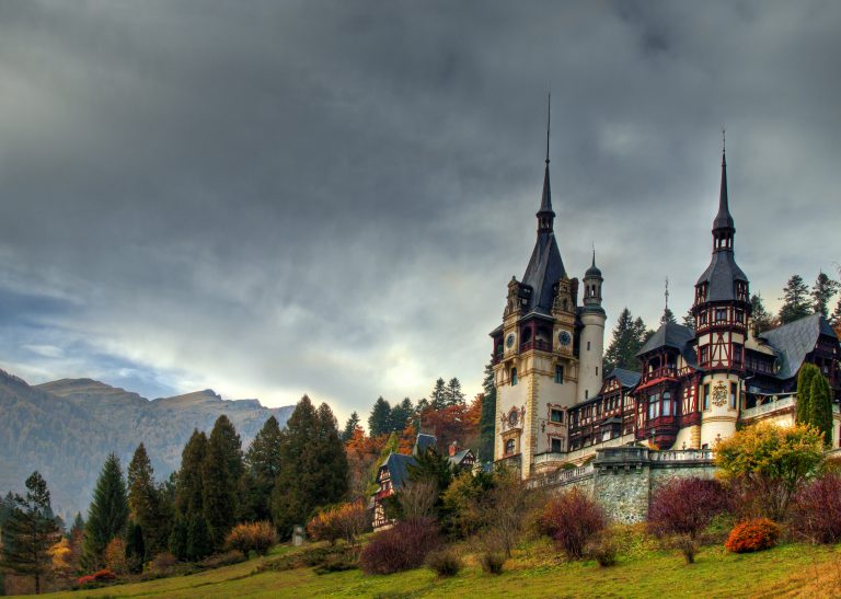 Castelul Peles Sinaia Vedere panoramica