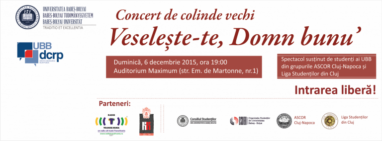 concert colinde ubb cluj