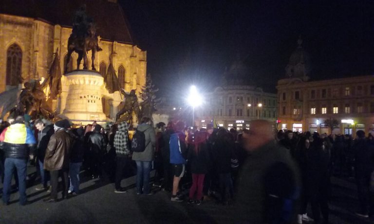 protest la cluj-napoca