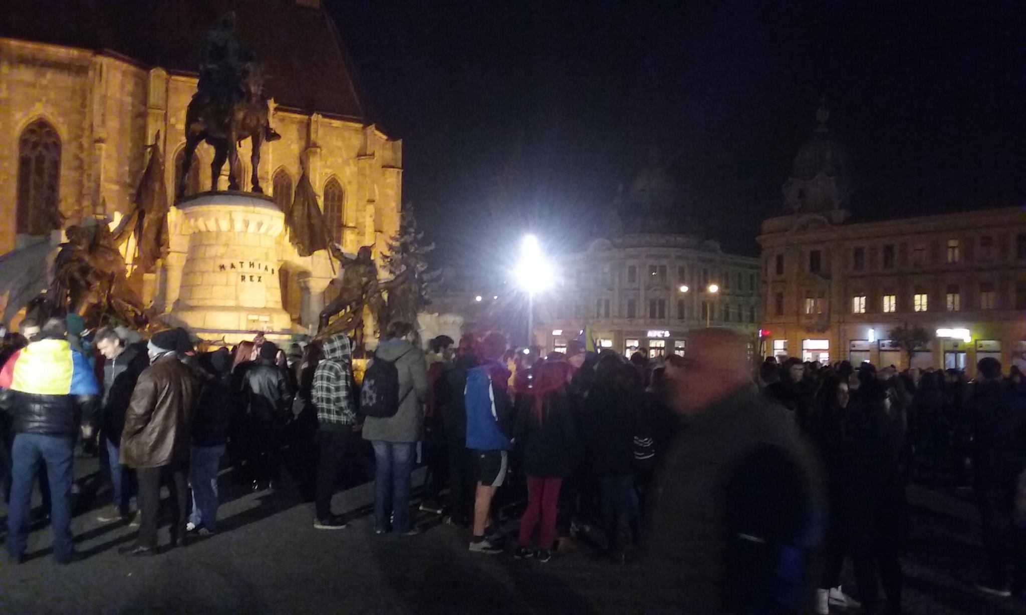 protest la cluj-napoca