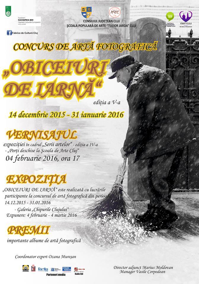 Concurs foto la Cluj: „Obiceiuri de iarnă”