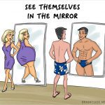 Femei VS Bărbaţi - 14 diferenţe ilustrate de un artist