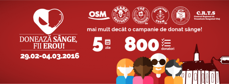 Donează sânge! Fii erou
