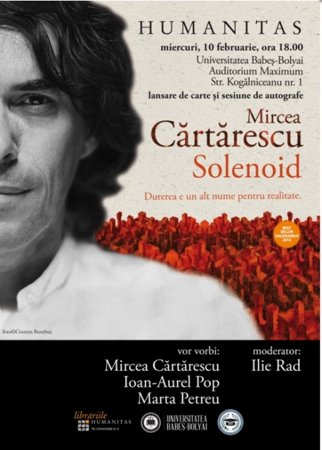 Întâlnire cu Mircea Cărtărescu la Universitatea Babeş-Bolyai Cluj