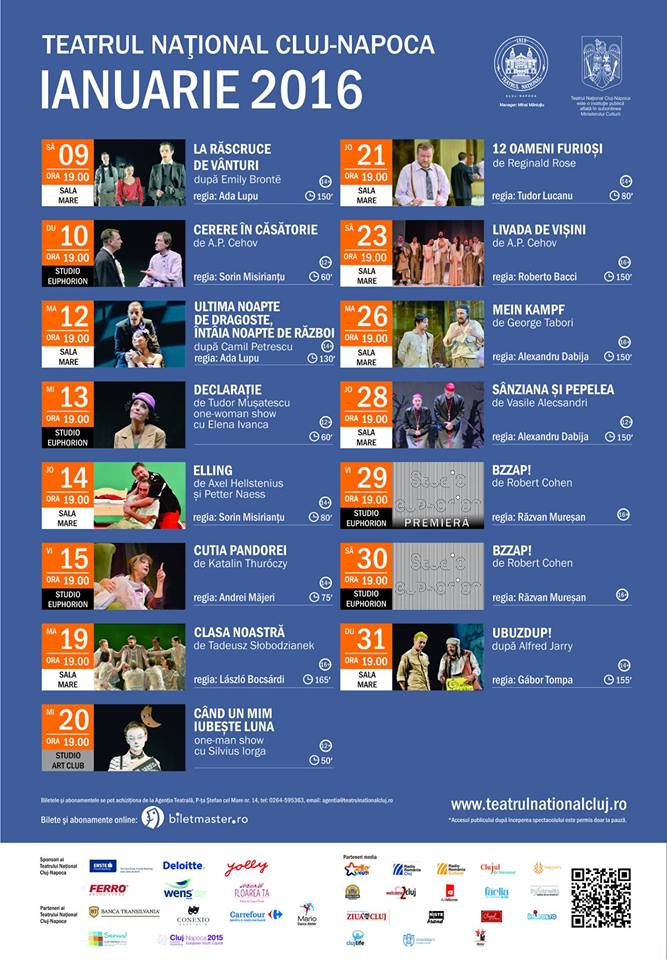 program ianuarie teatrul national cluj 1