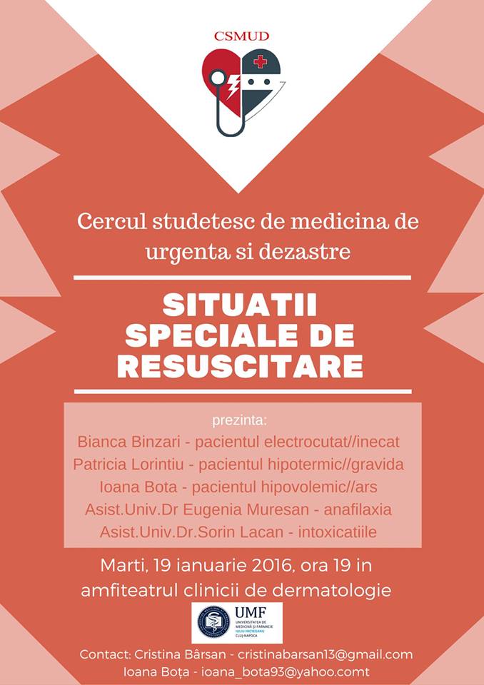 Situaţii speciale de resuscitare