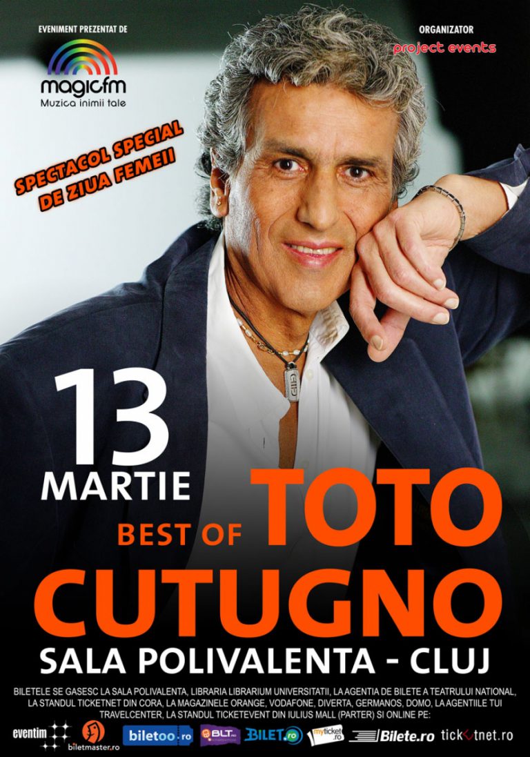 Concert Toto Cutugno la Cluj-Napoca de Ziua Femeii 1 Concert Toto Cutugno la Cluj-Napoca de Ziua Femeii