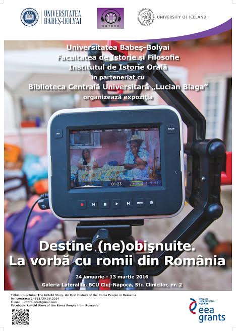 „Destine (ne)obişnuite. La vorbă cu romii din România”