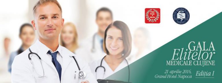 Gala Elitelor Medicale Clujene. Cei mai buni medici, profesori şi studenţi vor fi premiaţi 8 Gala Elitelor Medicale Clujene
