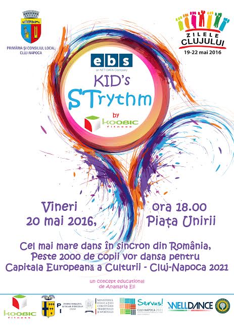 Cel mai mare dans sincron din Romania la Zilele Clujului 1 dans sincron zilele clujului
