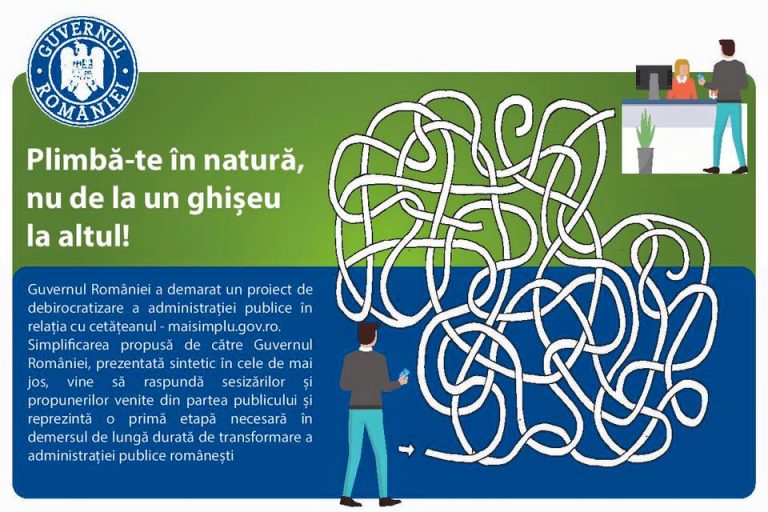 Plimbă-te în natură, nu de la un ghişeu la altul! Pachet anti-birocrație adoptat de Guvern 3 birocrație