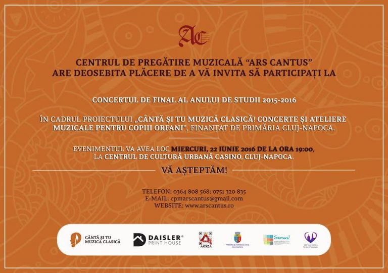 concet copii organi cluj