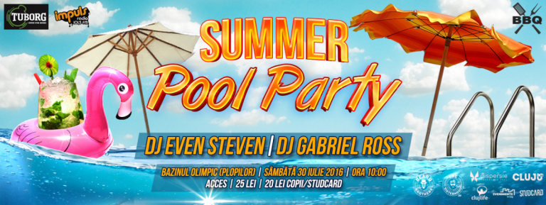 summer pool party cluj