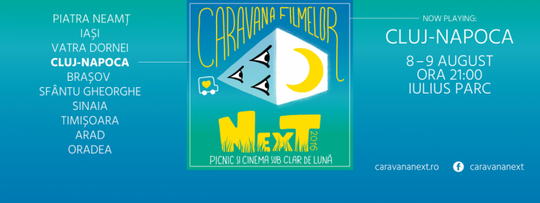 Caravana Filmelor NexT la Cluj: scurtmetraje de Oscar la iarbă verde, în Iulius Parc 12 caravana filme next cluj