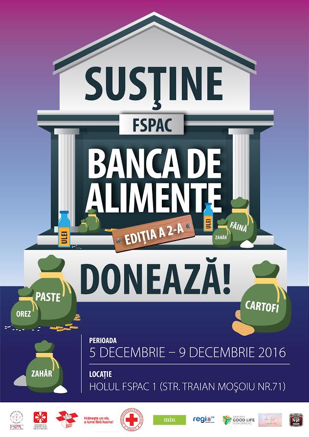 Campania ,,Banca de alimente FSPAC” a ajuns la ediţia a doua 1 banca alimente fspac