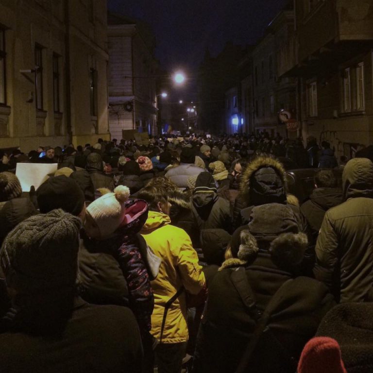 protest cluj 22 ianuarie