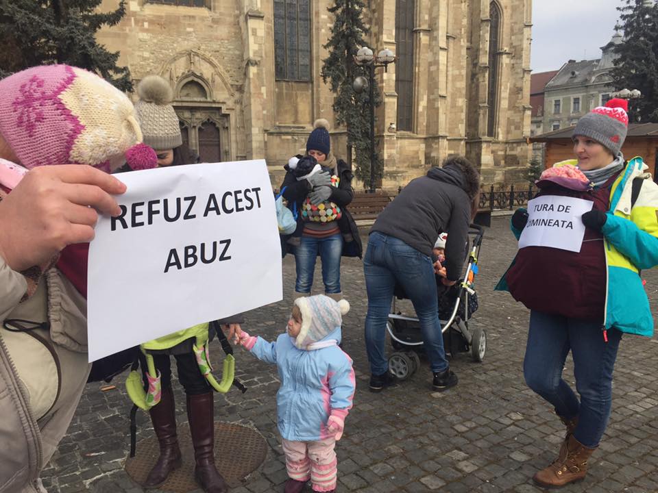 mame protest cluj