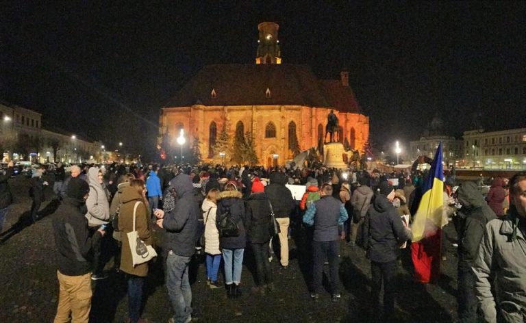 protest cluj 31 ianuarie 2017 gratiere