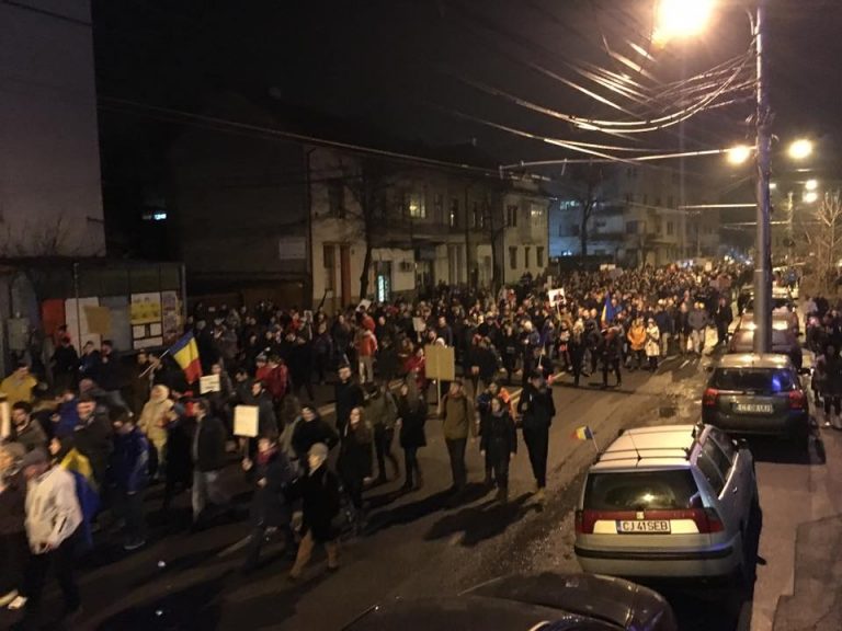 protest cluj 4 februrarie