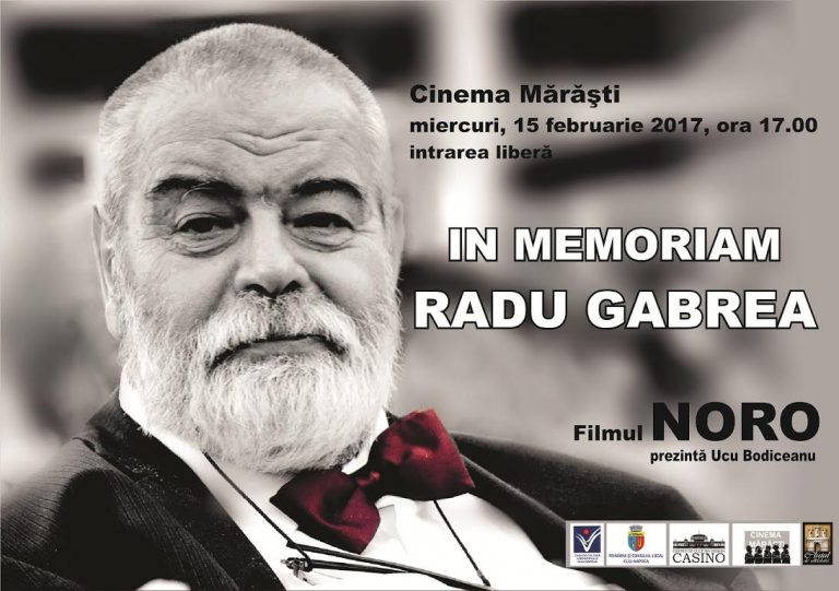 CLUJ-NAPOCA | Eveniment cinematografic de excepţie în memoria regizorului Radu Gabrea 1 radu gabrea