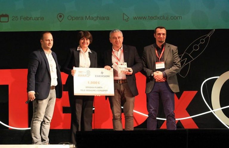 Medicul Bogdan Florea din Cluj a fost premiat în cadrul TEDxCluj Award pentru proiectul inovativ "Telemedicina în epilepsie" 1 bogdan florea