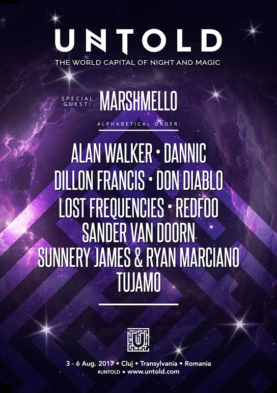 Alți 10 giganți ai muzicii dance vor urca pe scena festivalului UNTOLD 2 untold marti 2017