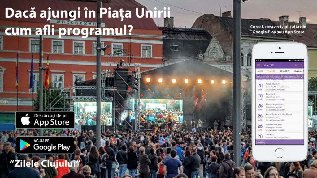aplicatie zilele clujului