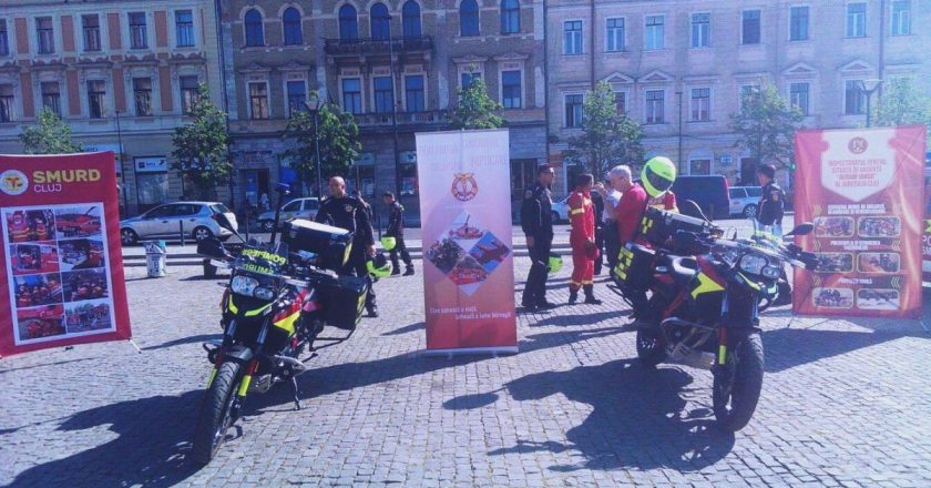 Clujul a primit două motociclete SMURD