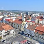 Clujul văzut din turnul Bisericii Sfântul Mihail