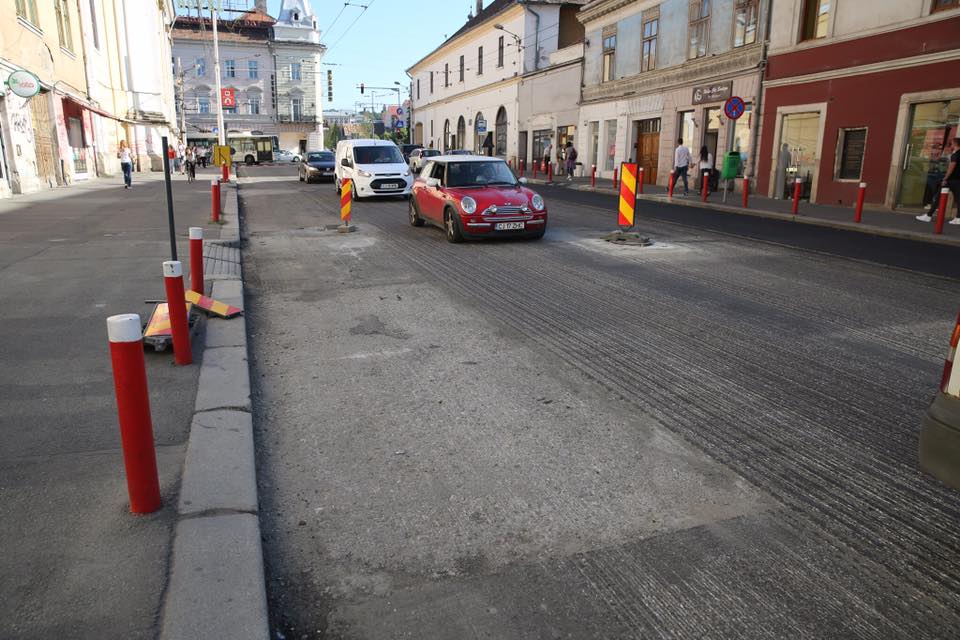 Şantiere pe străzile din Cluj-Napoca