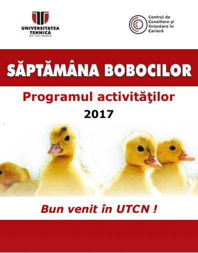 saptamana bobocilor utcn cluj