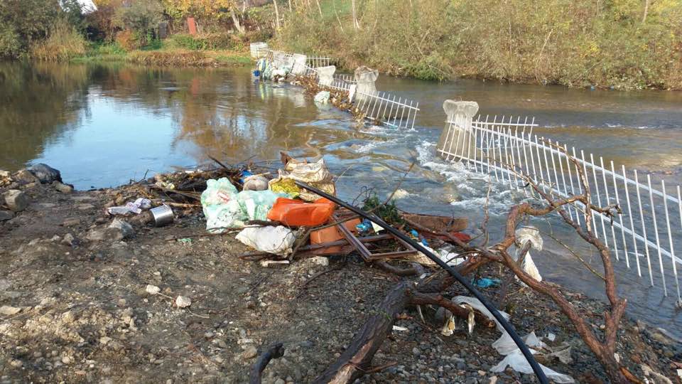 Gunoaie pe Someș în Cluj-Napoca