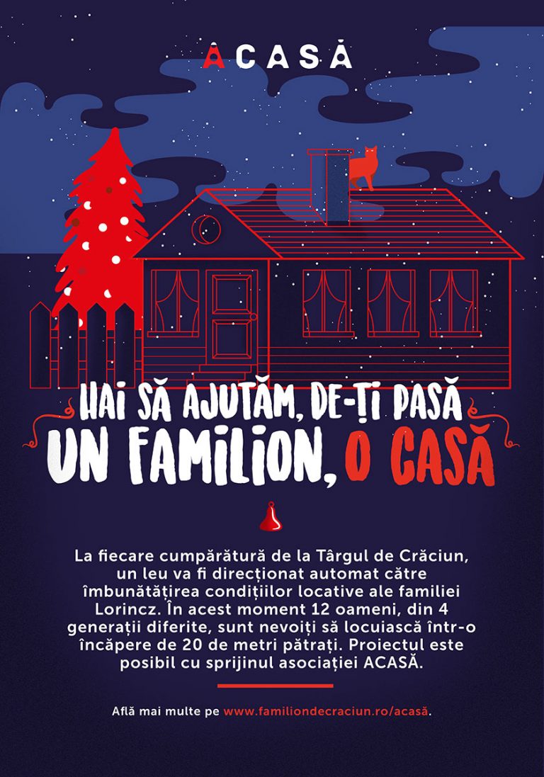 Organizatorii Târgului de Crăciun din Cluj-Napoca și-au propus să facă mai frumoase sărbătorile unei familii din Cojocna 1 Târgul de Crăciun Acasă