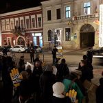 Protest în aceste momente în Cluj-Napoca