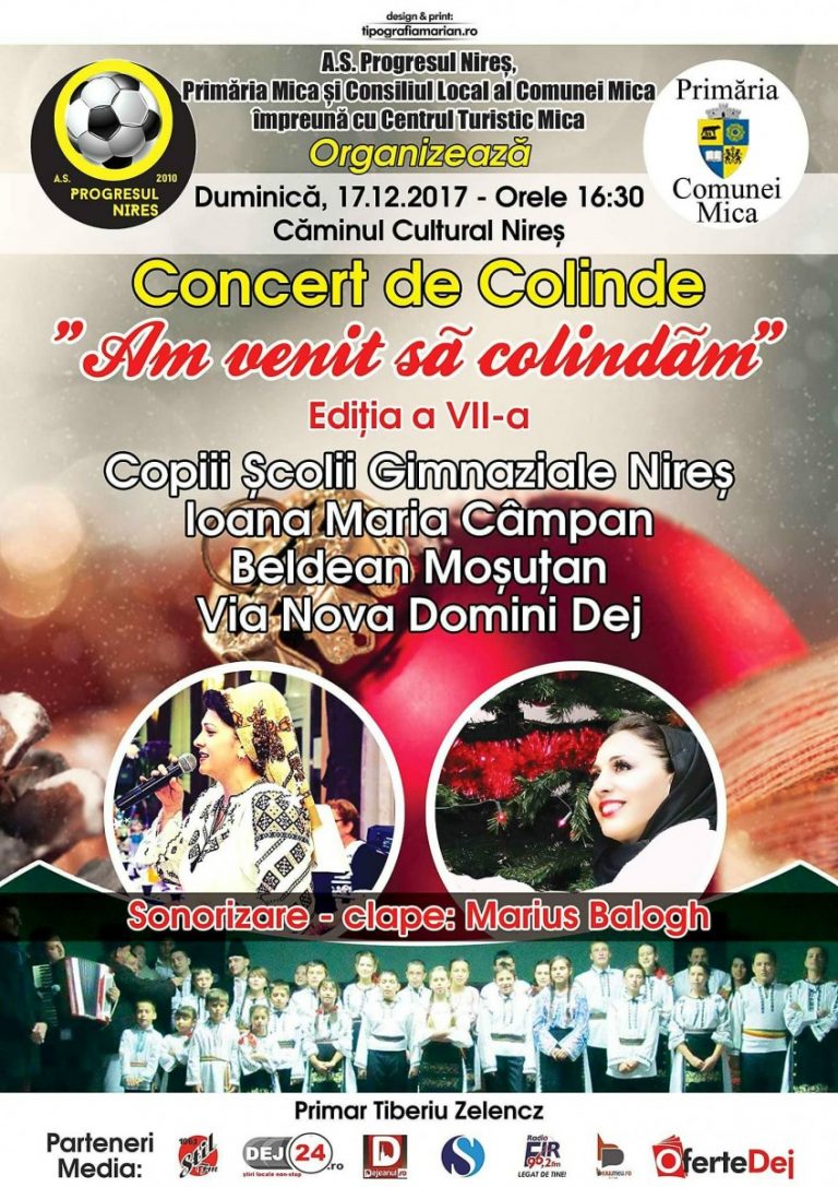 Concert de colinde "Am venit să colindăm" în comuna Mica