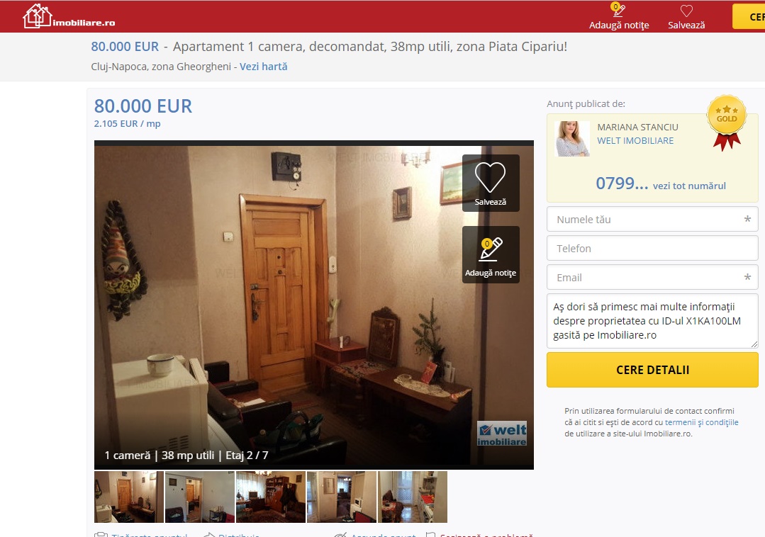 apartament cluj cipariu