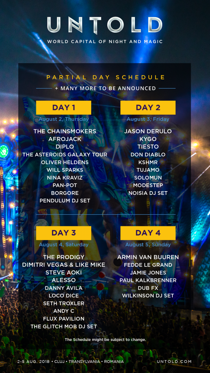 untold 2018 program