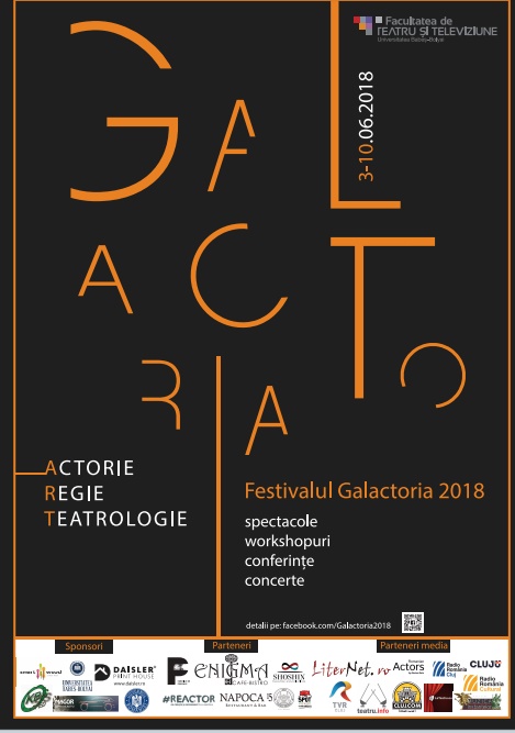 Festivalul "Galactoria" revine la Cluj cu peste 20 de spectacole de teatru