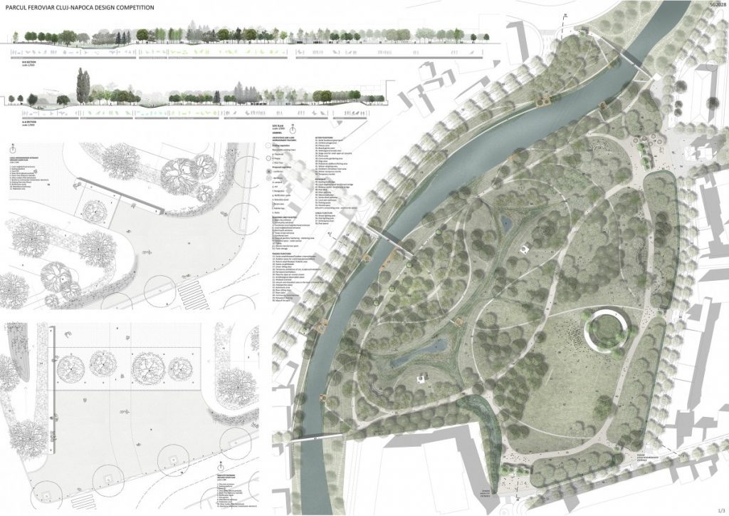 Parcul Feroviarilor din Cluj-Napoca va fi reamenajat | A fost desemnată echipa câştigătoare a concursului internațional de soluții