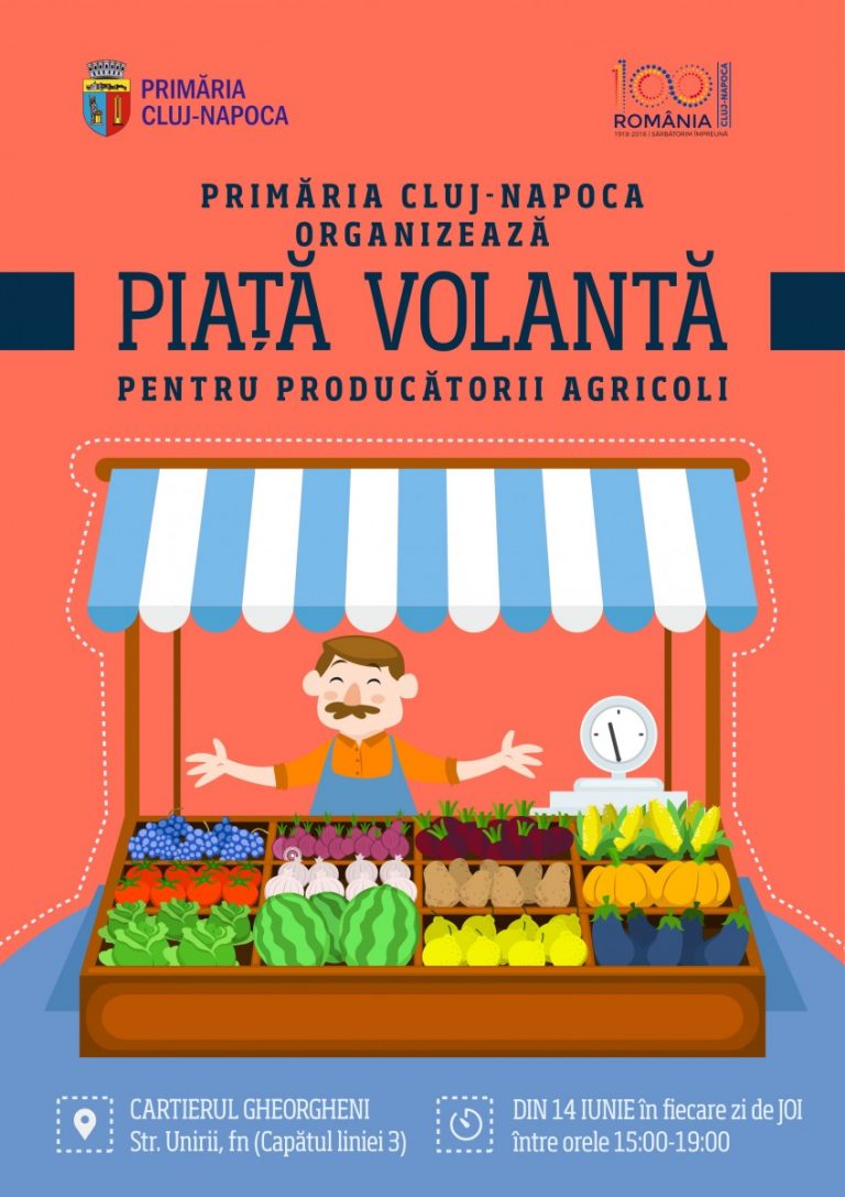 piaţa volantă din cartierul Gheorgheni