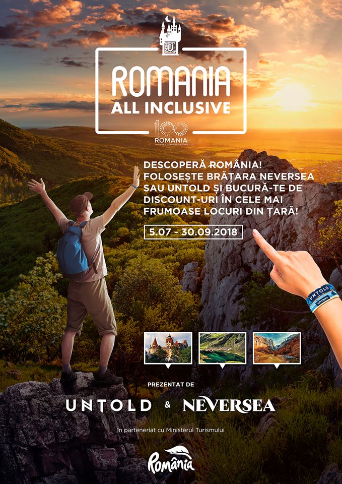 UNTOLD devine primul Brand Ambasador al turismului românesc prin campania "România All Inclusive"