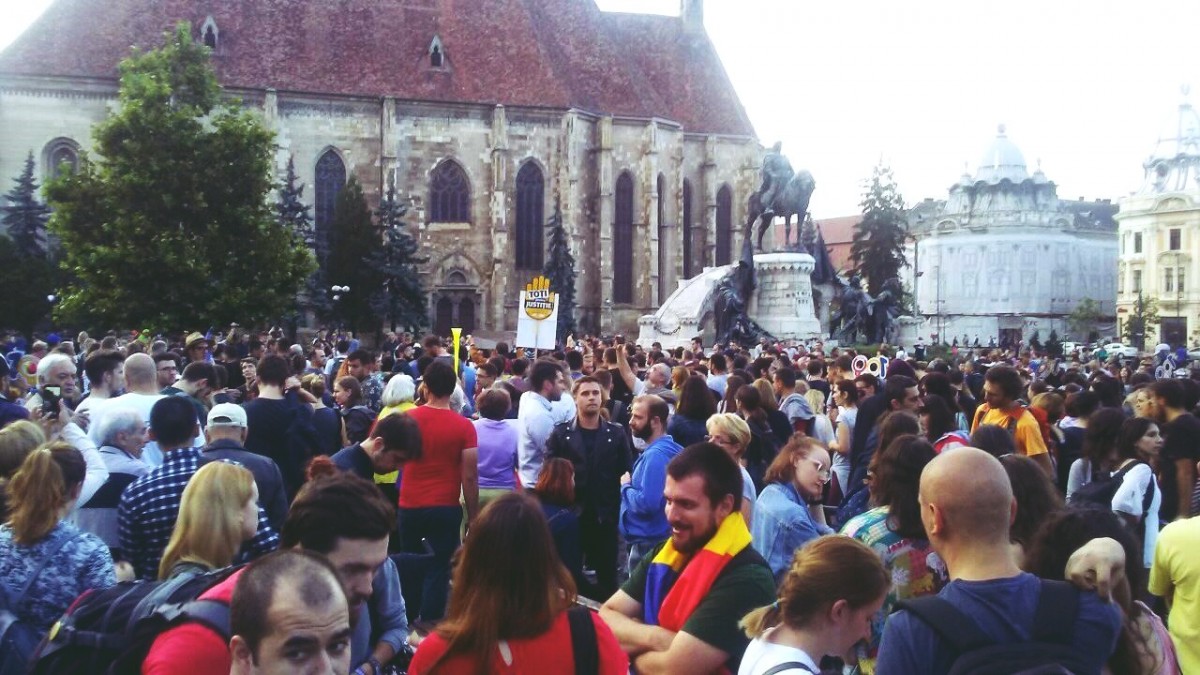 protest cluj 21 iunie