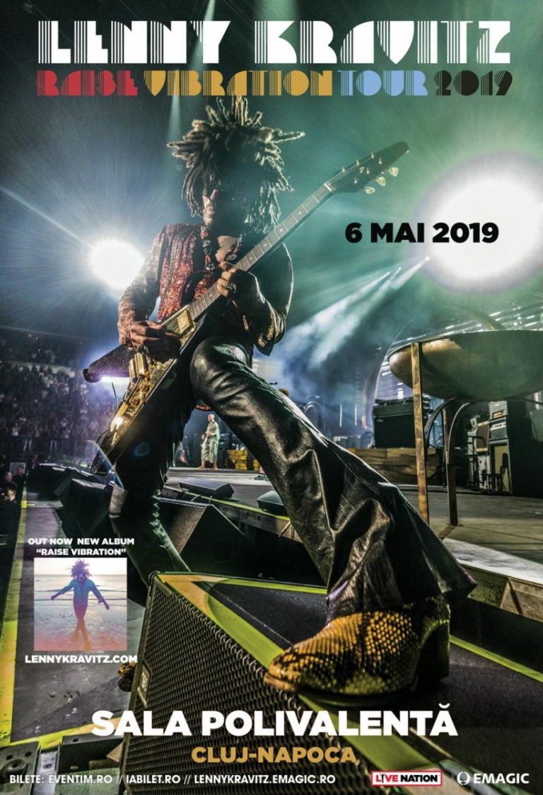 Au fost puse în vânzare biletele pentru concertul Lenny Kravitz de la Cluj 4 Au fost puse în vânzare biletele pentru concertul Lenny Kravitz de la Cluj