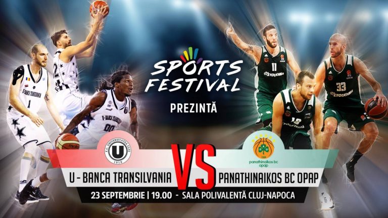 U BT Cluj-Napoca va juca un meci amical cu Panathinaikos, campioana Greciei