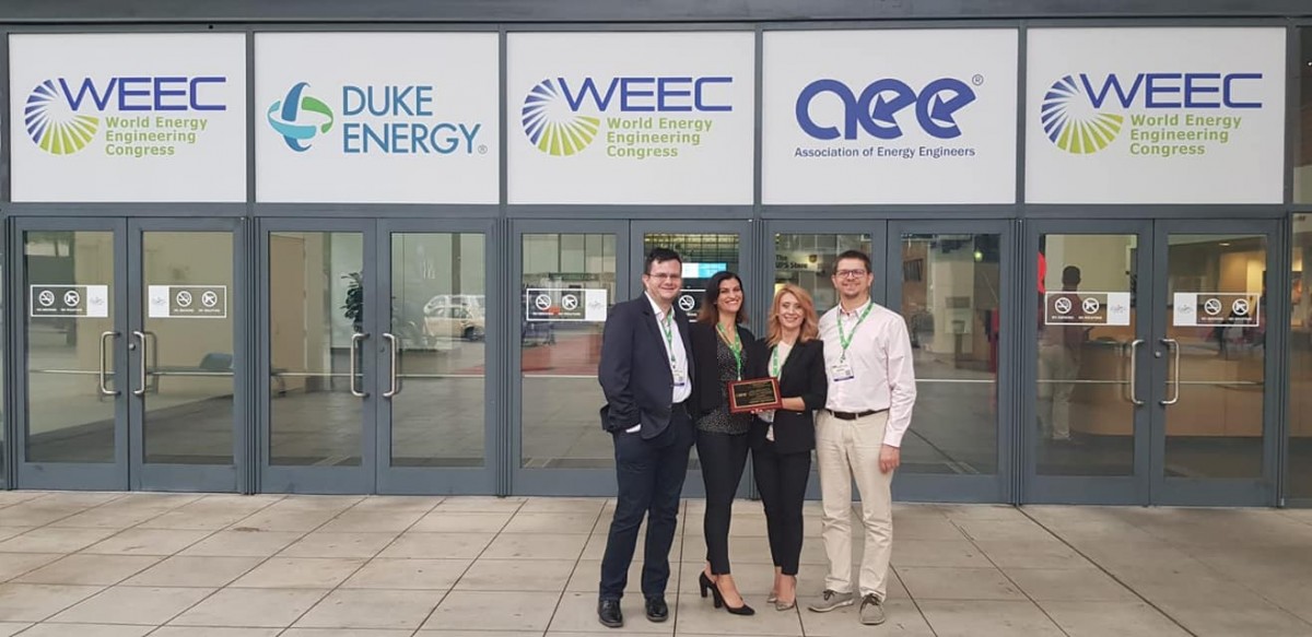 FOTO | Universitatea Tehnică din Cluj-Napoca a fost premiată în cadrul World Energy Engineering Conference (WEEC)