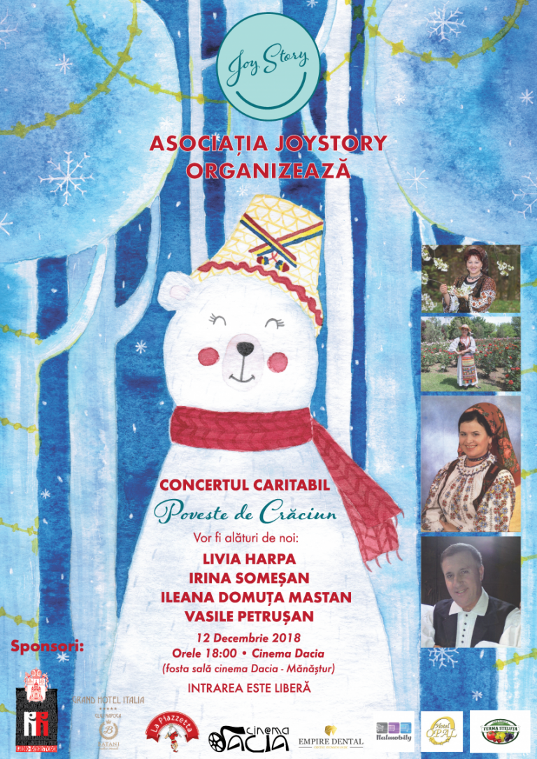 "Poveste de Crăciun" - concert caritabil de colinde la Cluj