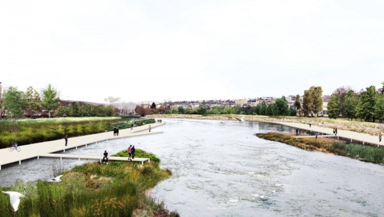 25 de milioane de euro (fonduri europene) ajung la Cluj pentru infrastructura pietonală şi ciclistică pe malurile Someşului 4 reamenajare somes cluj 4