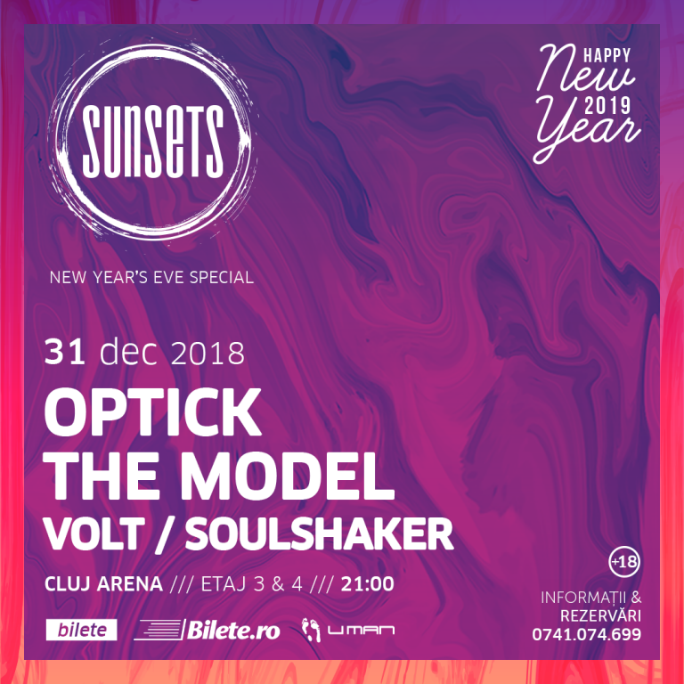 Sunsets New Year's Eve Special - party plin de energie la Cluj pentru a sărbători trecerea dintre ani 5 Sunsets New Year's Eve Special - party plin de energie la Cluj pentru a sărbători trecerea dintre ani